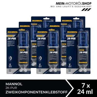 Mannol 2K-PUR Zweikomponentenklebstoff 7x24 ML
