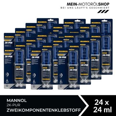 Mannol 2K-PUR Zweikomponentenklebstoff 24x24 ML