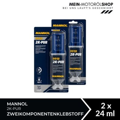 Mannol 2K-PUR Zweikomponentenklebstoff 2x24 ML