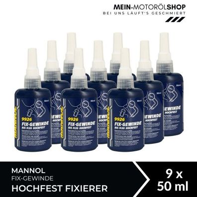 Mannol Fix-Gewinde Hochfest Fixierer 9x50 ML