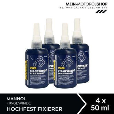 Mannol Fix-Gewinde Hochfest Fixierer 4x50 ML