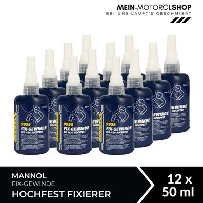 Mannol Fix-Gewinde Hochfest Fixierer 12x50 ML