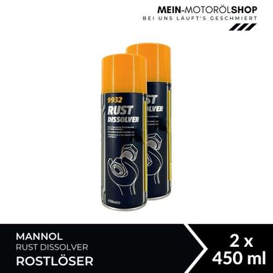 Mannol Rust Dissolver Rostlöser 2x450 ML