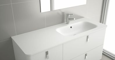 UNIIQ Waschtisch links 905 Mineralsolid für Badmöbel SP