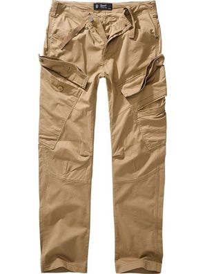 Brandit Herren Hose Adven Slim Fit Pants Camel
