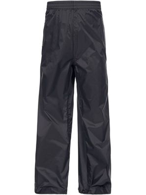 Trespass Kinder Regenhose Qikpac Pant - Unisex Kids Packaway Trousers Black
