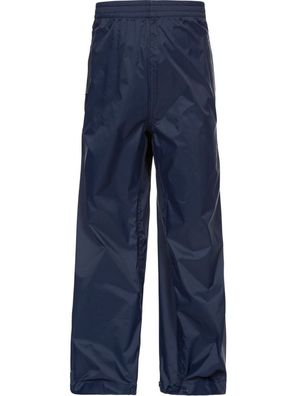Trespass Kinder Regenhose Qikpac Pant - Unisex Kids Packaway Trousers Navy