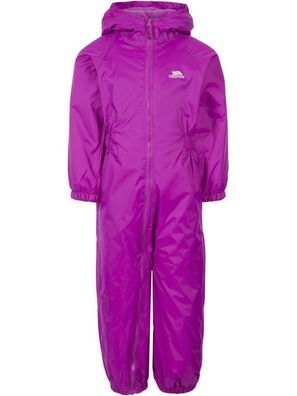 Trespass Kinder Regenset Dripdrop - Childs Rain Suit Purple Orchid