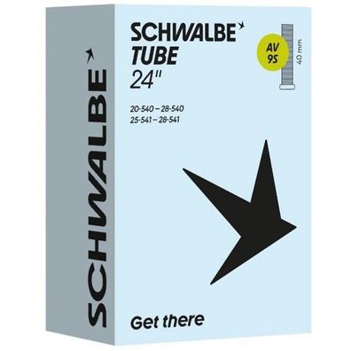 Schwalbe Rollstuhlschlauch AV9S 24 Zoll ETRTO 20-540 bis 28-541 40mm Ventil