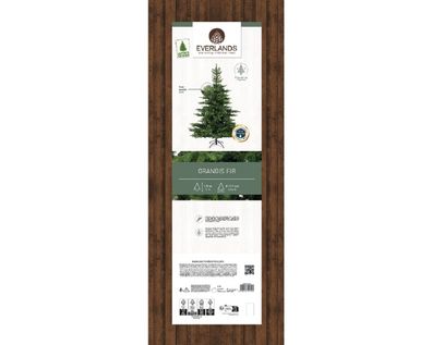 Künstlicher Weihnachtsbaum Grandis Tanne Ø 111cm H.150cm grün
