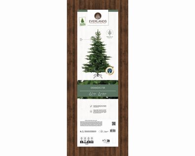Künstlicher Weihnachtsbaum Grandis Tanne Ø 132cm H.180cm grün