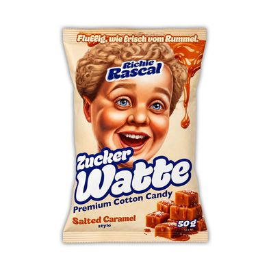Richie Rascal Zuckerwatte Salted Caramel Style 50g Beutel