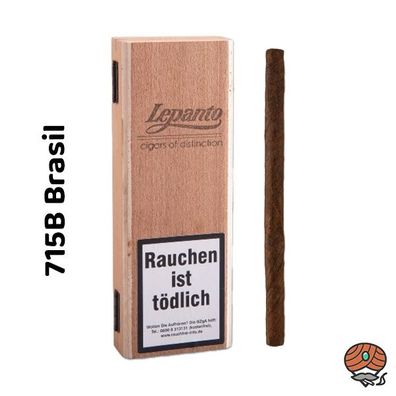 Lepanto 715 Brasil, 10 Zigarillos - Holzschachtel