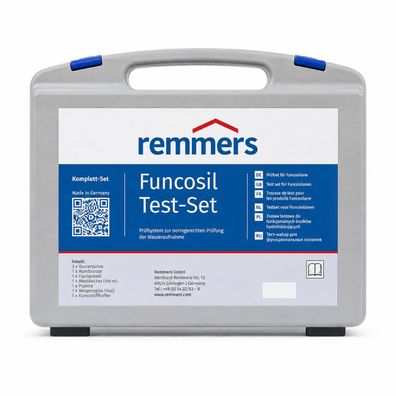 Remmers Funcosil Fassadenprüfkoffer Test-Set mit 6 Prüfröhrchen