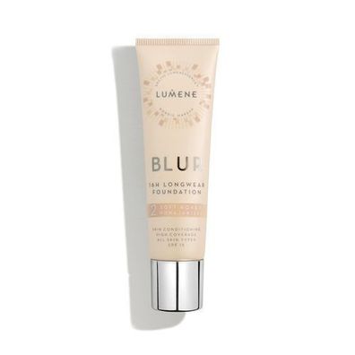 Lumene Blur 16h SPF15 Foundation, 30ml in Soft Honey - Lang anhaltende Abdeckung