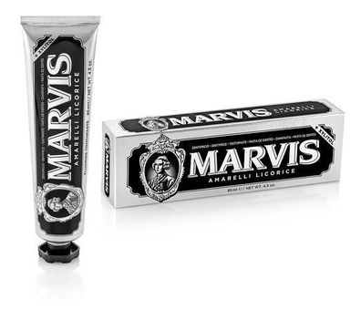 Marvis Zahnpasta mit Fluorid Amarelli Lakritze, 85 ml