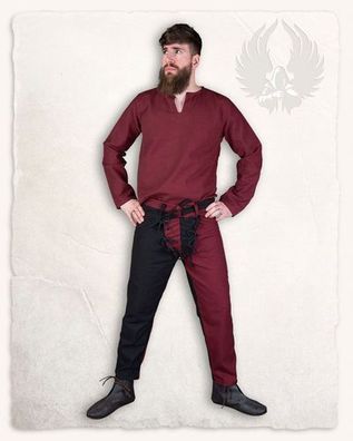 Gustav Hose Canvas schwarz/bordeaux