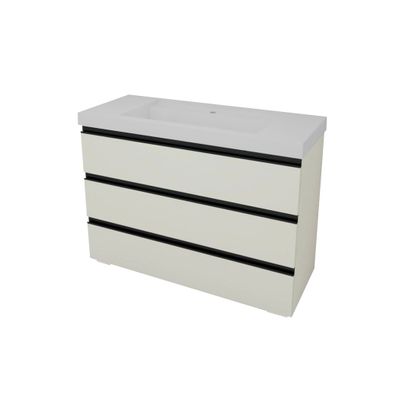 Kolpa Harmony Schrank mit Waschbecken (stehend auf Füßen) OUHF 120 LG