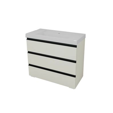 Kolpa Harmony Schrank mit Waschbecken (stehend auf Füßen) OUHF 100 LG