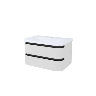 Kolpa Vittoria Schrank mit Waschbecken OUV 80 WH