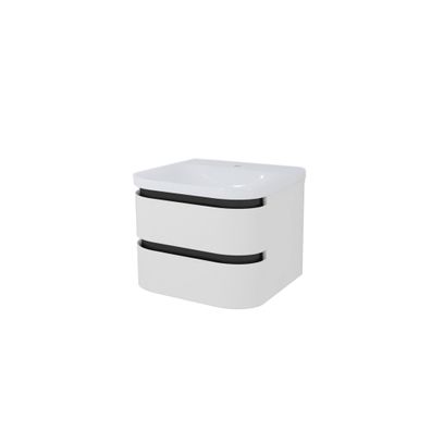 Kolpa Vittoria Schrank mit Waschbecken OUV 60 WH
