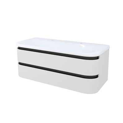 Kolpa Vittoria Schrank mit Waschbecken OUV 120 WH