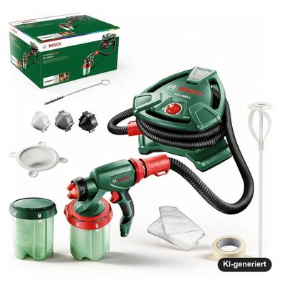 Bosch Farbsprühsystem PFS 5000 E Amazon Edition 1200 W mit 2x 1.000-ml-Farbbehäl