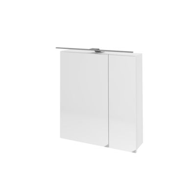 Kolpa OXANA Spiegelschrank mit LED-Leuchte TOO 60 WH - LED, SW, S