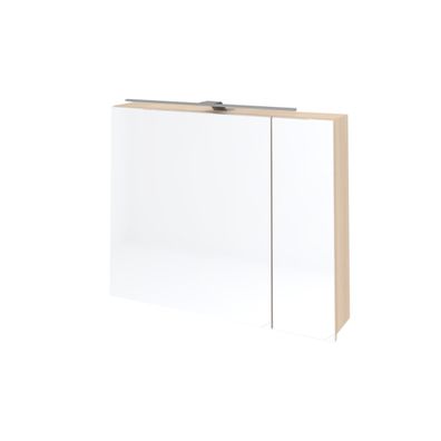 Kolpa OXANA Spiegelschrank mit LED-Leuchte TOO 80 ACACIA LIGHT - LED, SW, S