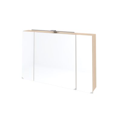 Kolpa OXANA Spiegelschrank mit LED-Leuchte TOO 100 ACACIA LIGHT - LED, SW, S