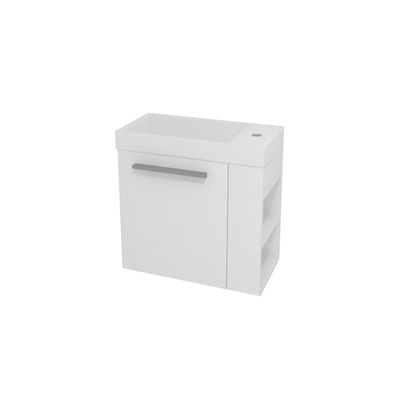 Kolpa KIKI Schrank mit Waschbecken OUK 50 L WH