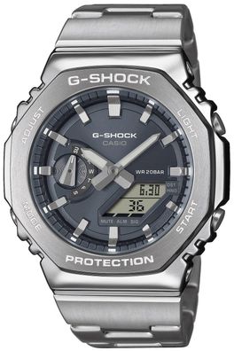 Casio G-Shock Classic Herrenuhr Silberfarben/Anthrazit GM-2110D-8AER