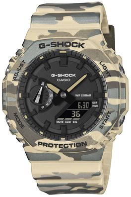 Casio G-Shock Classic Ana-Digi Armbanduhr Beige/Grau GA-2100CM-5AER