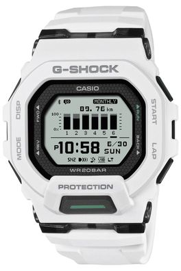 Casio G-Shock G-Squad Digitaluhr Bluetooth Weiß GBD-200-7ER