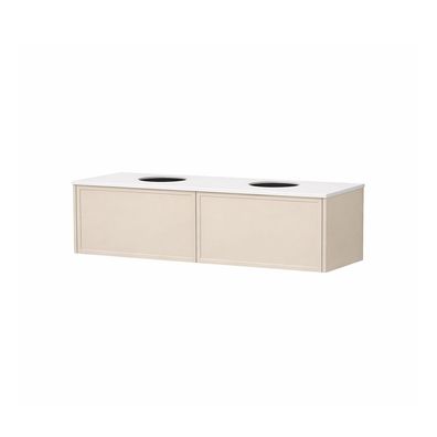 Kolpa ORPHIA Waschbecken-Unterschrank mit Kerrock-Platte und Schublade OOR 140 O/LG