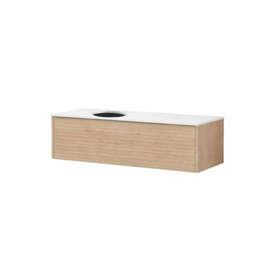 Kolpa ORPHIA Waschbecken-Unterschrank mit Kerrock-Platte und Schublade OOR 120 H/ACA