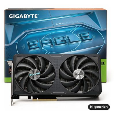 Gigabyte GeForce RTX 5060 Ti EAGLE OC 8G Grafikkarte, 8 GB GDDR7, PCIe 5.0, 3x D