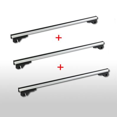 3er Set Dachträger passend für VW T5/Multivan/Caravelle ab Bj. 2003