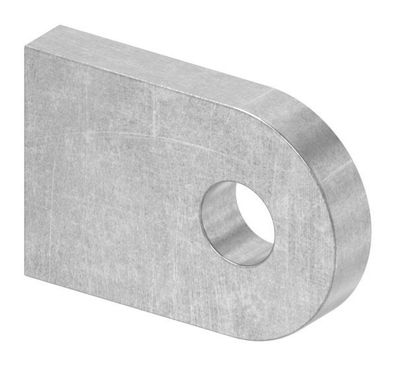 Anschweißlasche Stahl 30x20x5 mm Rundloch 7 mm