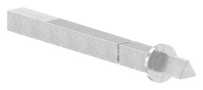 Schließstift Edelstahl V2A Dreikant 8 mm Vierkant 8x8 mm für Müllräume