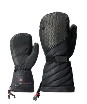 LENZ Heizfäustling 6.0 Finger Cap Mittens Women schwarz - Größe: L(9)