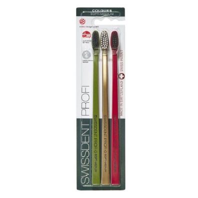 Soft-Medium Festliche Zahnbürste 2 + 1 GRATIS