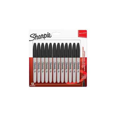Sharpie - Permanentmarker Fein schwarz 12er Blister (1996111)