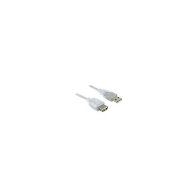 DELOCK USB Verl. A -> A St/Bu 1.80m grau