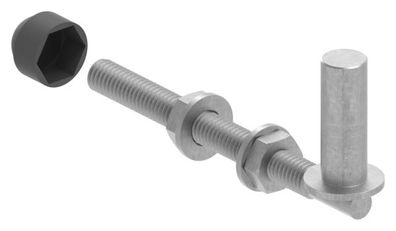 Einhngeband Torband zum Durchschrauben für Ø 16mm, Länge 140mm