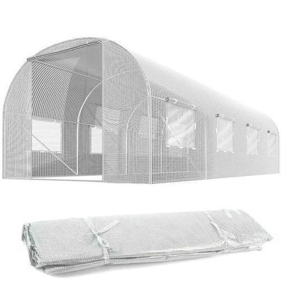 Folie für Gartentunnel 3x4,5m (13,5m2) weiß Plonos