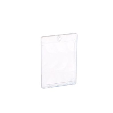 Qware Premium Acryl Kartenhalter für TCG Sammelkarten Transparent mit Standfuß