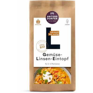 Antersdorfer - Die Bio-Mühle Bio Gemüse-Linsen-Eintopf 150g - 150.0g