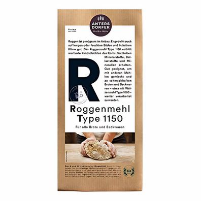 Antersdorfer - Roggenmehl Type 1150 bio - 1 kg - 1000.0g
