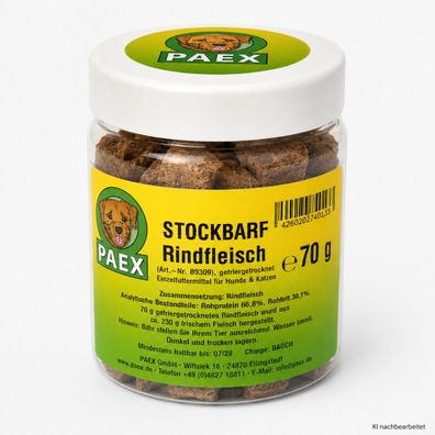 PAEX Stockbarf Rindfleisch 70g